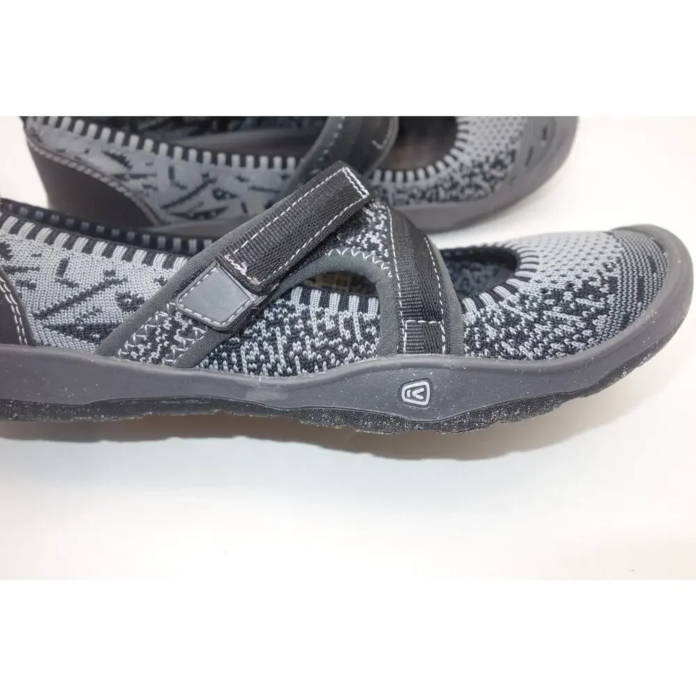 NEW Keen Moxie Sport Mary Jane Flat Sport Water Shoes Youth Gray Girls Size 6